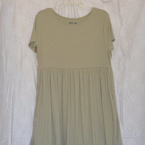 Wild Fable - Sage Green Babydoll Skater Dress, XL